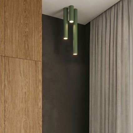 Taškinis šviestuvas LAGOS 1xGU10/10W/230V 10 cm žalias