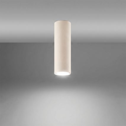Stilingas akcentinis šviestuvas LAGOS — 1xGU10/10W/230V, skersmuo 20 cm, kreminės spalvos