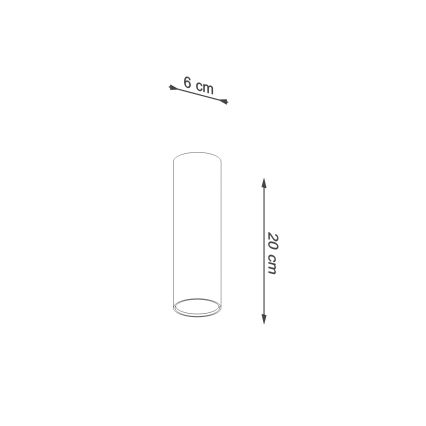 Taškinis šviestuvas LAGOS 1xGU10/10W/230V 20 cm žalias