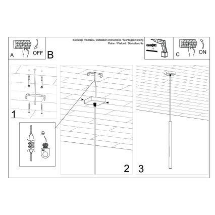 Pakabinamas šviestuvas ant laido PASTELO, 1xG9/8W/230V, žalias