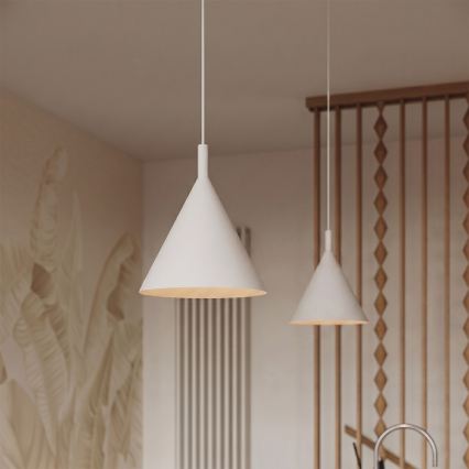 Pakabinamas šviestuvas su laidu NOX 1xE27/15W/230V kreminės spalvos