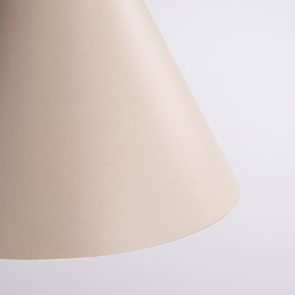 Pakabinamas šviestuvas su laidu NOX 1xE27/15W/230V kreminės spalvos