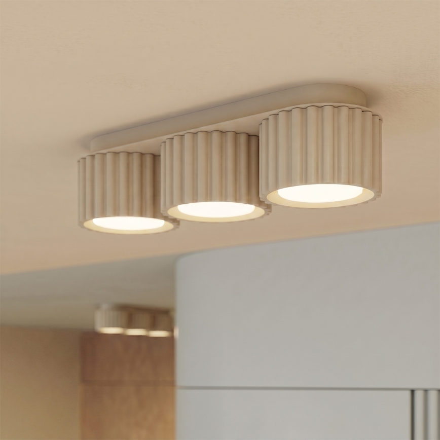 Taškinis šviestuvas AURA 3xGX53/10W/230V kreminis