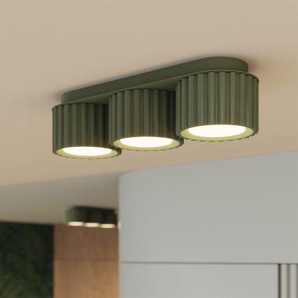 Taškinis šviestuvas AURA 3xGX53/10W/230V, žalias
