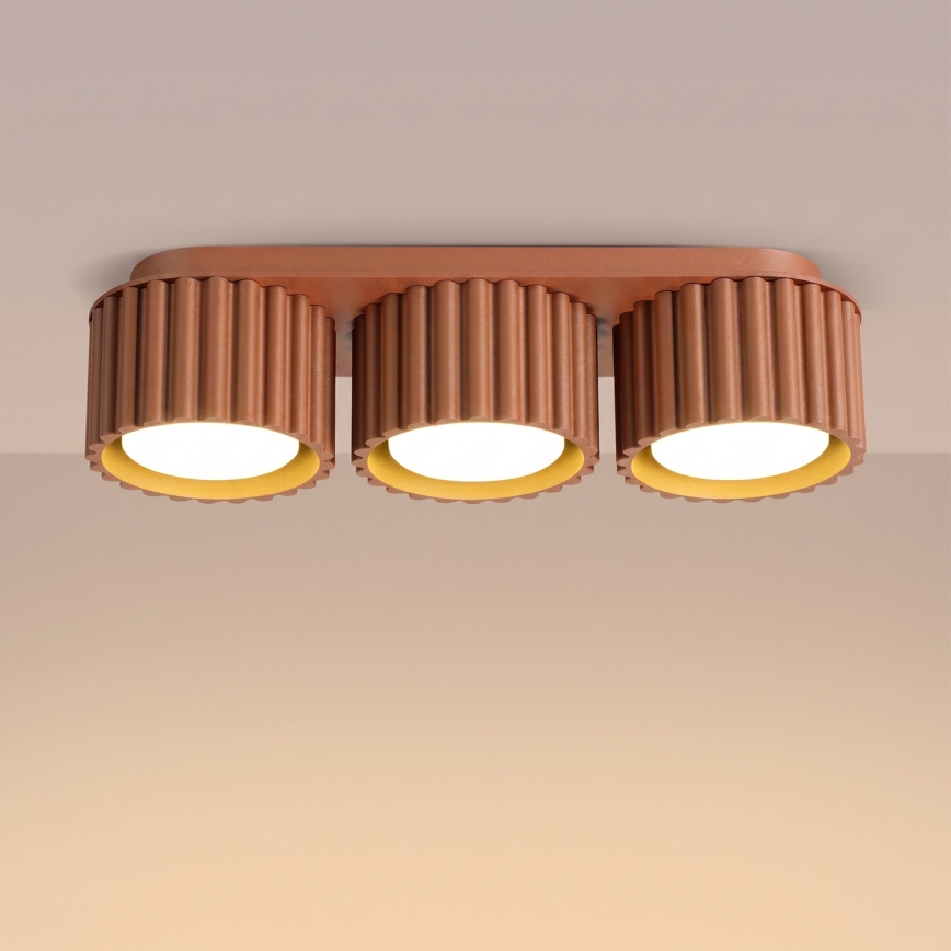 Taškinis šviestuvas AURA 3xGX53/10W/230V oranžinis