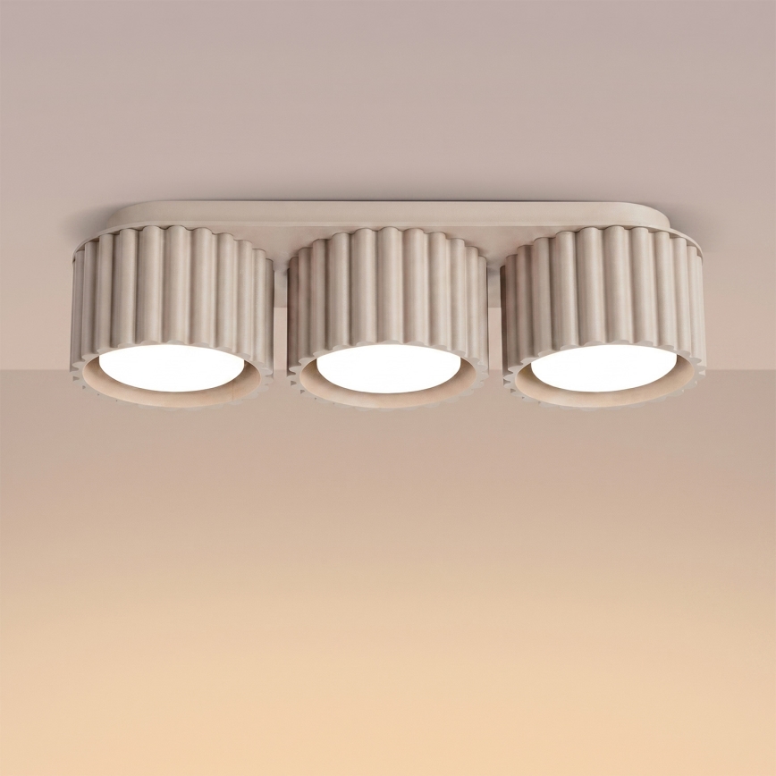 Taškinis šviestuvas AURA 3xGX53/10W/230V taupe