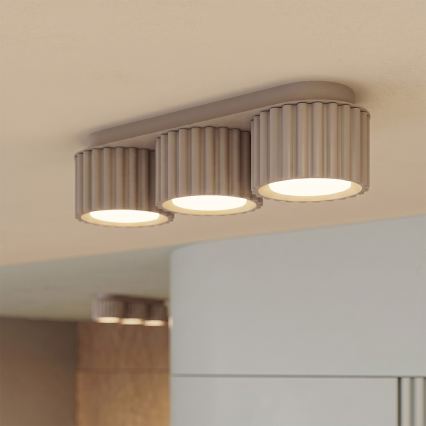 Taškinis šviestuvas AURA 3xGX53/10W/230V taupe