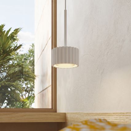 Pakabinamas šviestuvas AURA ant laido, 1xGX53/10W/230V, baltas