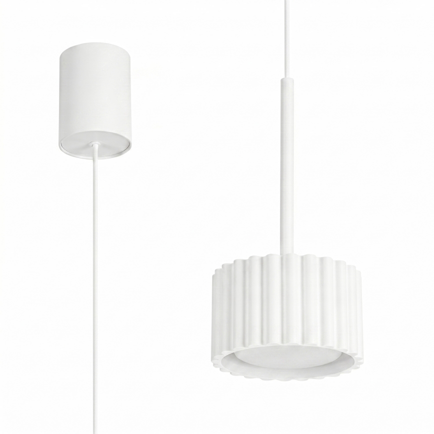 Pakabinamas šviestuvas AURA ant laido, 1xGX53/10W/230V, baltas