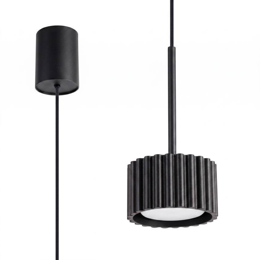Pakabinamas šviestuvas ant laido AURA 1xGX53/10W/230V juodas