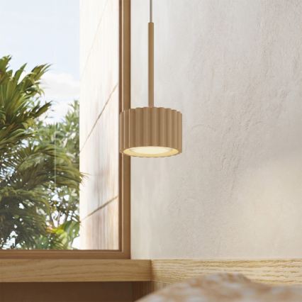 Pakabinamas šviestuvas su laidu AURA 1xGX53/10W/230V kreminis