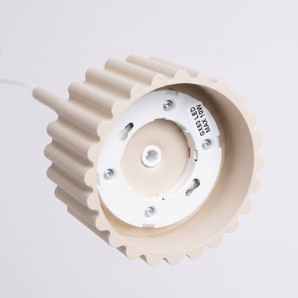 Pakabinamas šviestuvas su laidu AURA 1xGX53/10W/230V kreminis