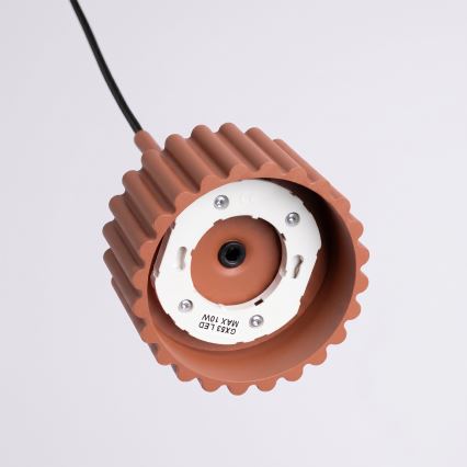 Pakabinamas šviestuvas ant laido AURA 1xGX53/10W/230V raudonas