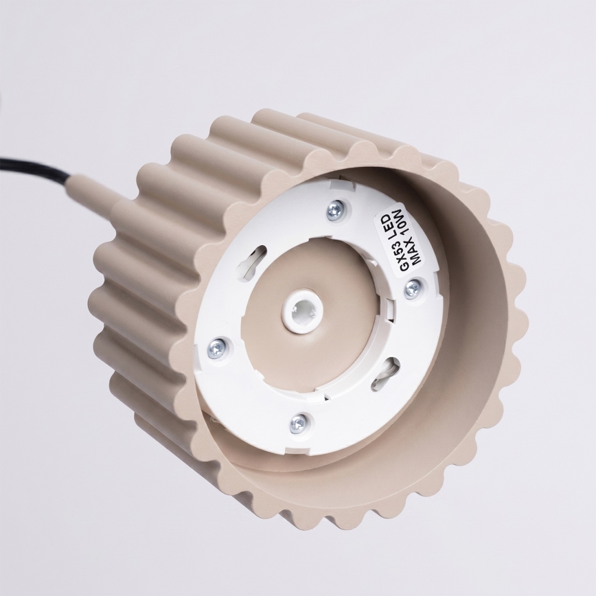 Pakabinamas šviestuvas ant laido AURA 1xGX53/10W/230V taupe