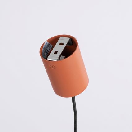 Pakabinamas šviestuvas AURA ant laido 4xGX53/10W/230V, raudonas