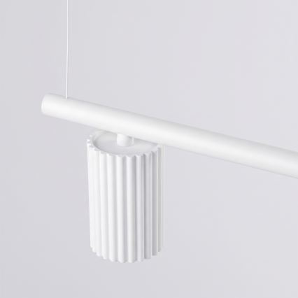Pakabinamas šviestuvas su laidu KARBON 4xGU10/10W/230V baltas