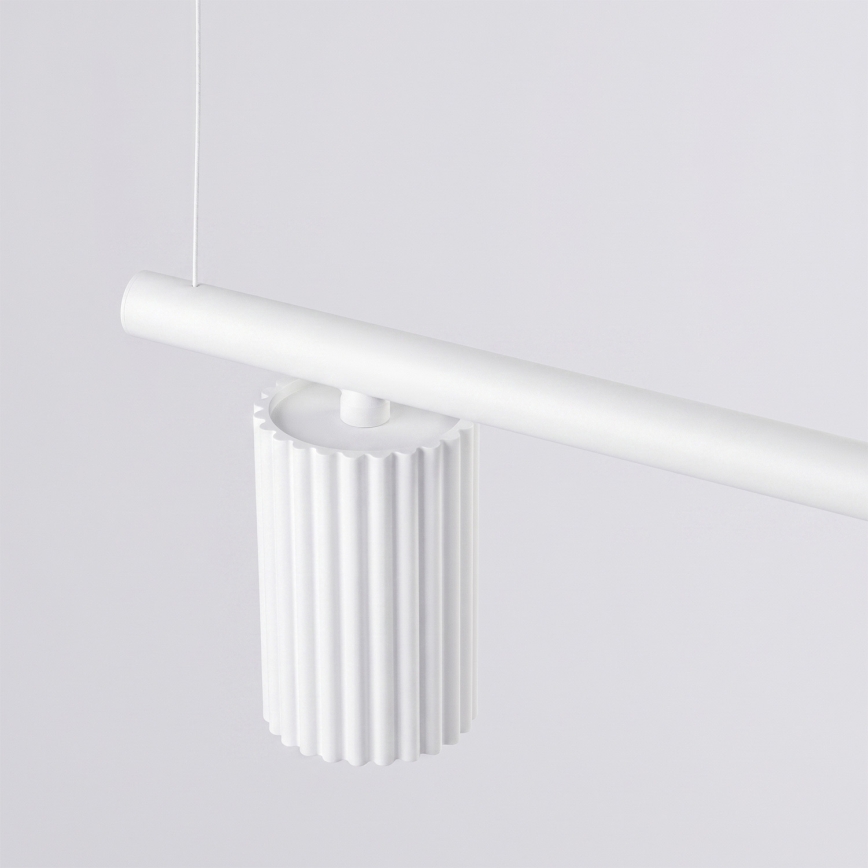Pakabinamas šviestuvas su laidu KARBON 4xGU10/10W/230V baltas