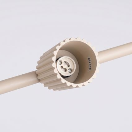 Pakabinamas šviestuvas ant laido KARBON 4xGU10/10W/230V, kreminės spalvos