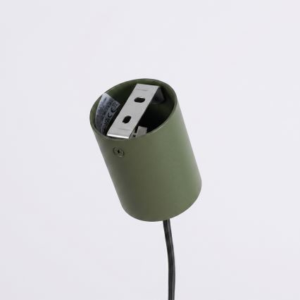 Pakabinamas šviestuvas ant laido KARBON 4xGU10/10W/230V žalias