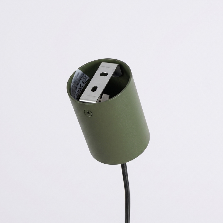 Pakabinamas šviestuvas ant laido KARBON 4xGU10/10W/230V žalias