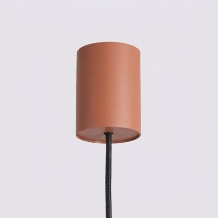 Pakabinamas šviestuvas su laidu KARBON 4xGU10/10W/230V oranžinis