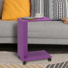 Šoninis staliukas 65x35 cm violetinė