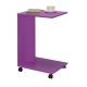 Šoninis staliukas 65x35 cm violetinė