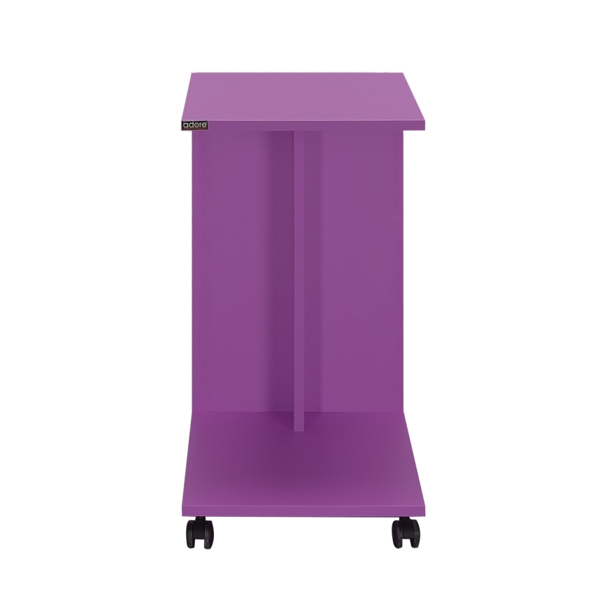 Šoninis staliukas 65x35 cm violetinė