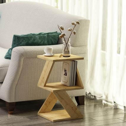 Šoninis staliukas ALBENI 50x30 cm ruda