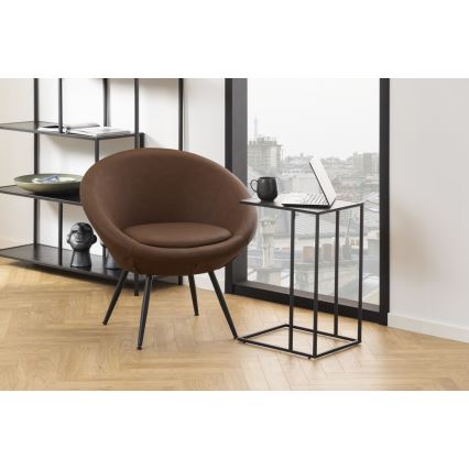 Šoninis staliukas ALMA, antracito spalvos