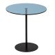 Šoninis staliukas CHILL 50x50 cm juoda/mėlyna