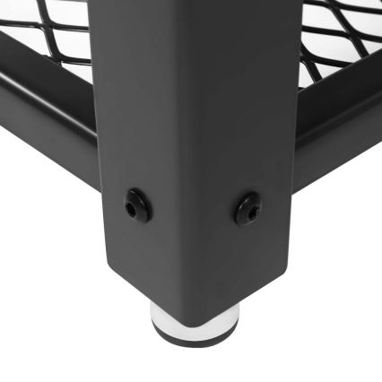 Šoninis staliukas ELDUR ruda/juoda