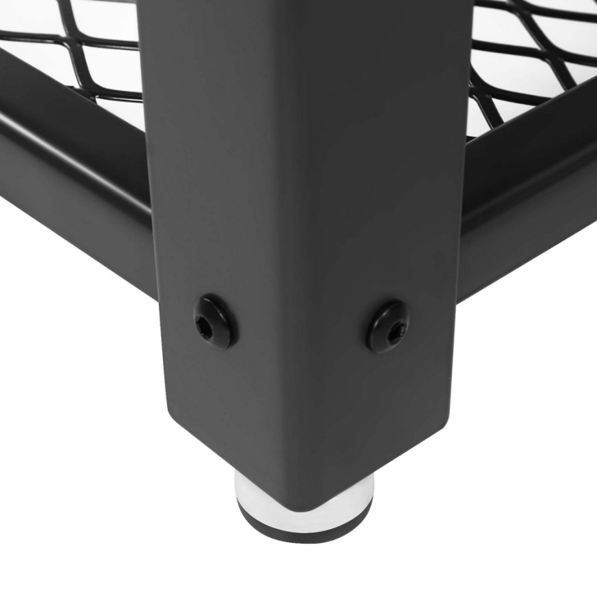 Šoninis staliukas ELDUR ruda/juoda