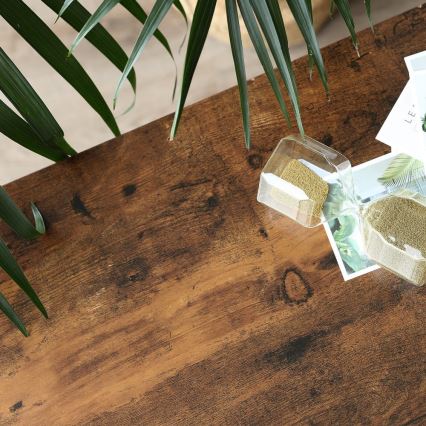 Šoninis staliukas LUVOR rudas/juodas