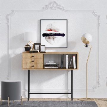 Šoninis staliukas PACO 85x100 cm rudas