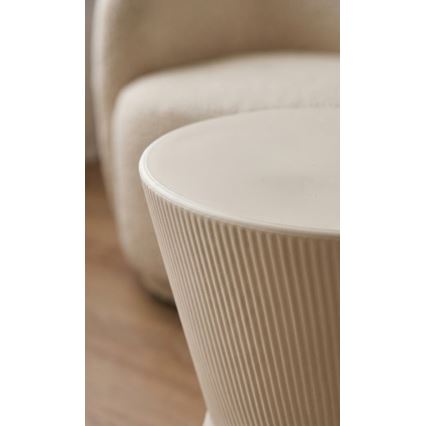 Šoninis staliukas PETIT, skersmuo 29 cm, baltas