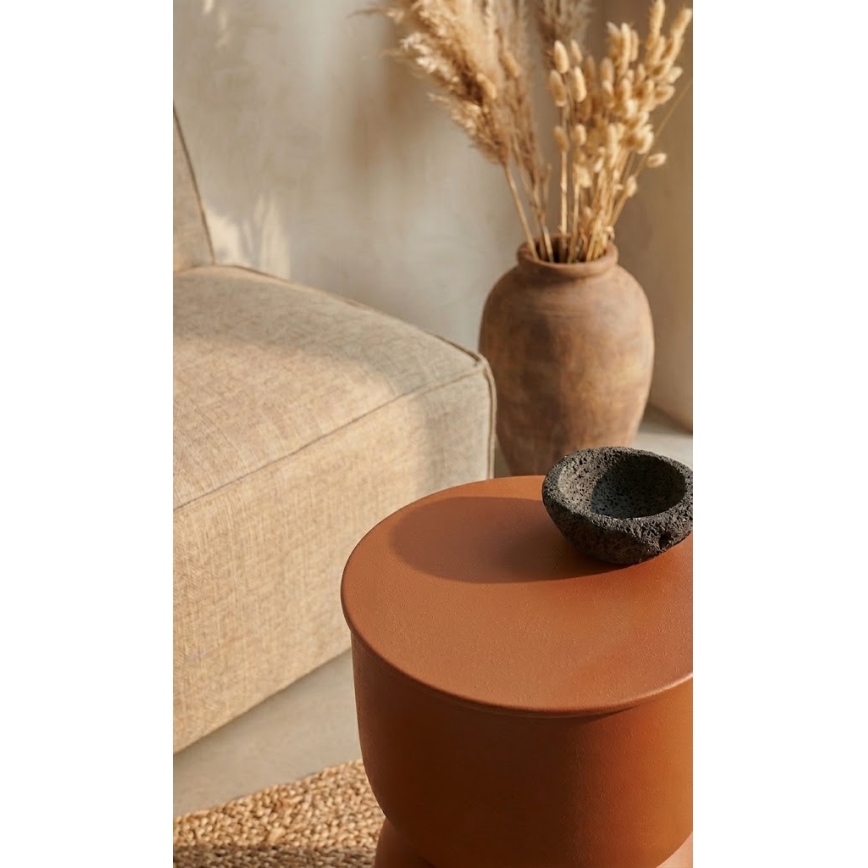 Šoninis staliukas PETIT, skersmuo 31 cm, oranžinis