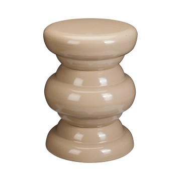 Šoninis staliukas PETIT, skersmuo 31 cm, smėlio spalvos