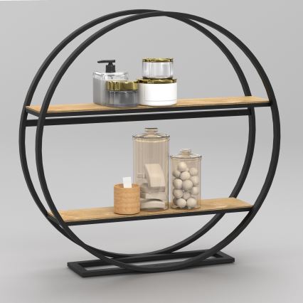Šoninis staliukas SHELF diametras 62,5 cm ąžuolas