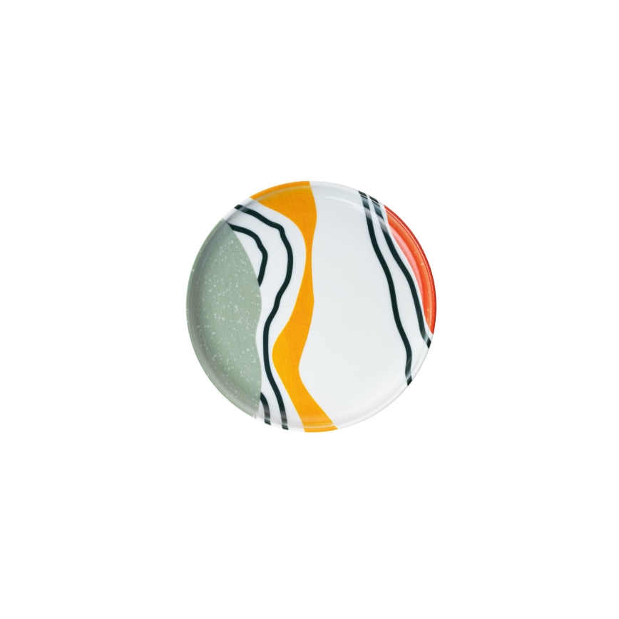 Spalvingas 18 vnt. stalo indų rinkinys/porcelianas