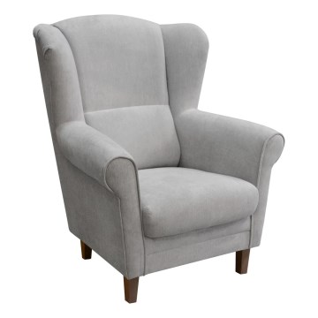 Sparnuotas fotelis GALA pilkas