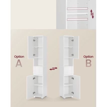 Spintelė KATY balta