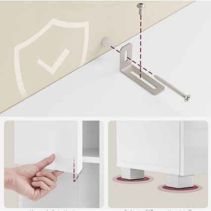 Spintelė KATY balta