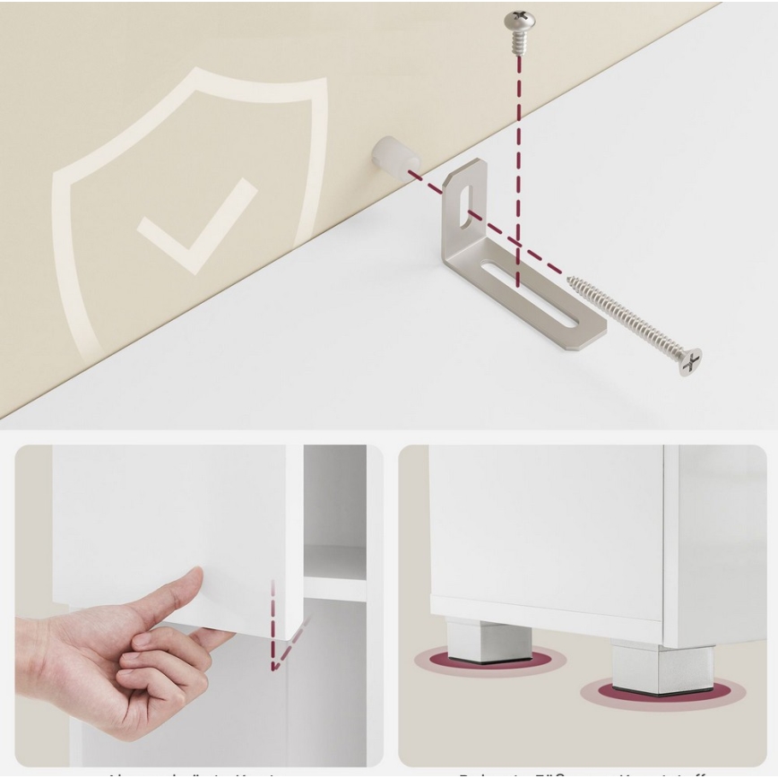 Spintelė KATY balta