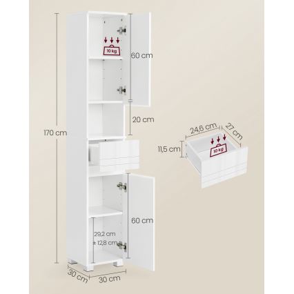 Spintelė KATY balta