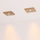 KOMPLEKTAS 3x LED įleidžiamas lubinis šviestuvas VITAR 1xGU10/5W/230V ąžuolas – FSC sertifikuota