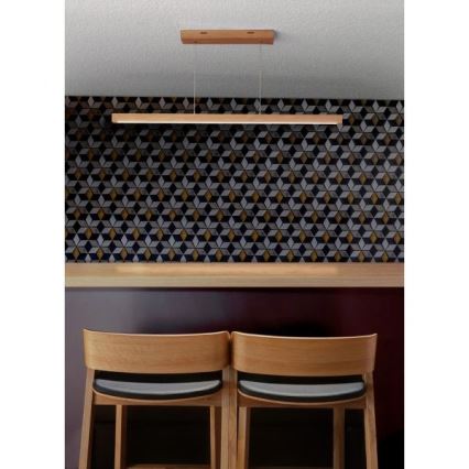 LED Reguliuojamas pakabinamas sietynas SMAL LED/18W/230V ąžuolas