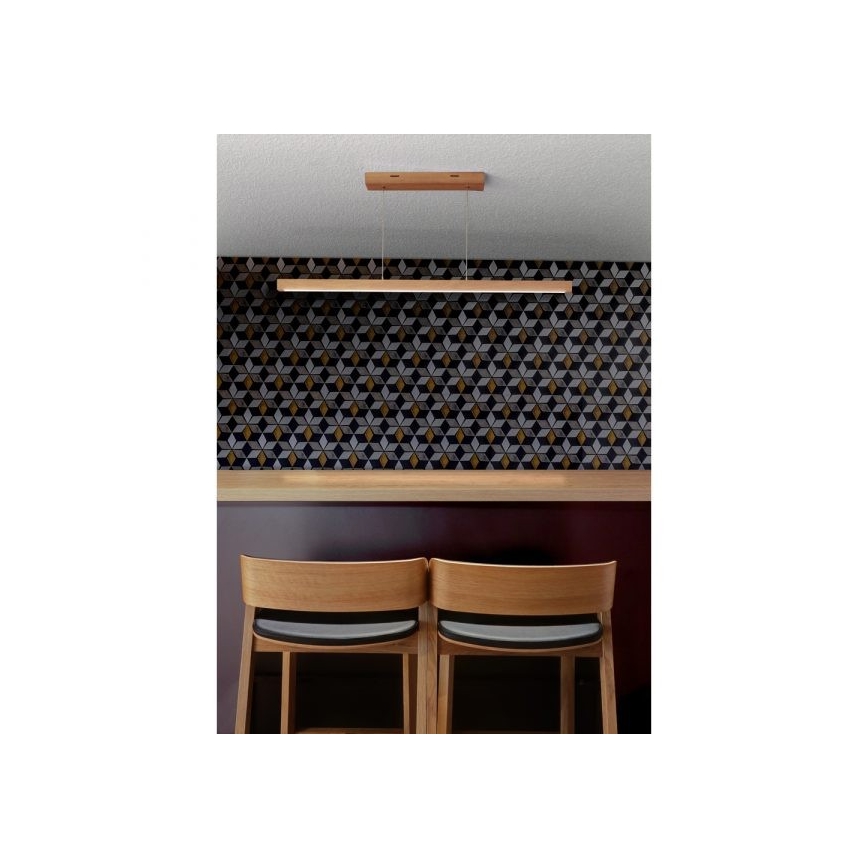 Reguliuojama LED liustra ant troselio SMAL LED/18W/230V ąžuolas