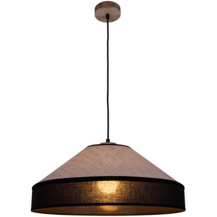 Pakabinamas šviestuvas ant laido AMIGO 1xE27/60W/230V ąžuolas