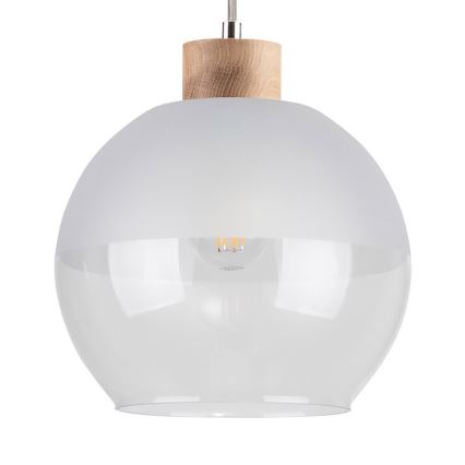 Pakabinamas šviestuvas ant laido ALESSANDRO 1xE27/60W/230V ąžuolas
